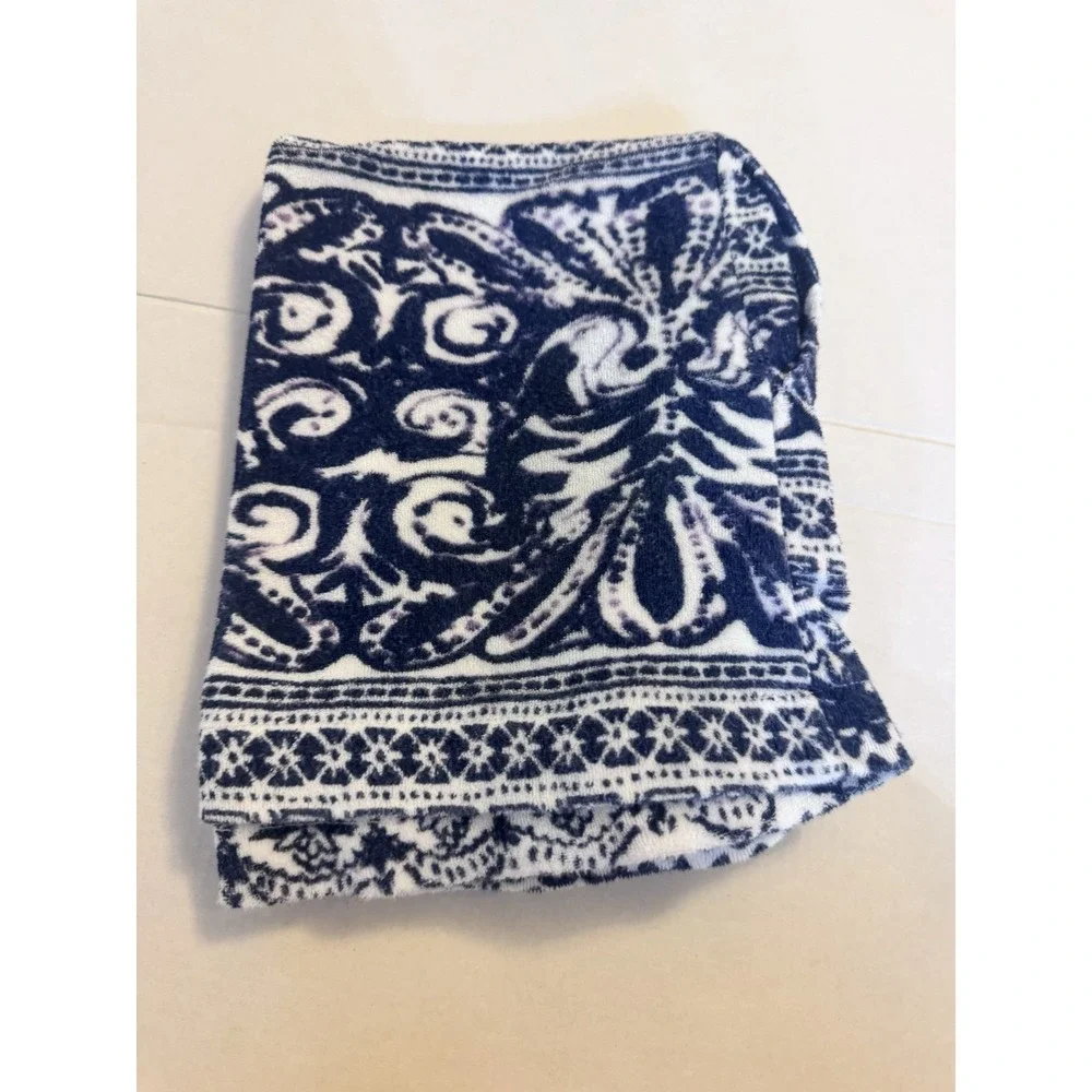 CREWCUTS CREW CUTS girls size 3t‎ Navy WHITE Terry Beach Coverup